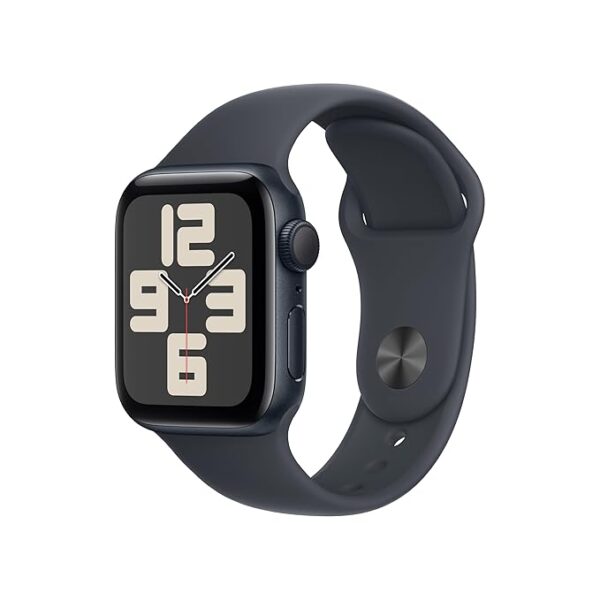 Apple Watch SE (2nd Gen, 2023) [GPS 40mm] – Midnight Aluminum Case with Midnight Sport Band