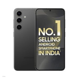 Samsung Galaxy S24 5G AI Smartphone (Onyx Black) | 8GB RAM, 256GB Storage | 6.1-inch Dynamic AMOLED 2X | Qualcomm Snapdragon 8 Gen 3 | 50MP + 12MP + 10MP Triple Cameras | 3900mAh Battery | 5G Enabled | One UI 6.0