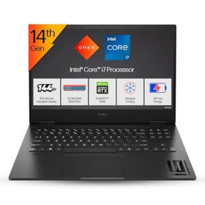 HP OMEN Gaming Laptop | Intel Core i7-14650HX | NVIDIA RTX 4060 (8GB GDDR6) | 16GB DDR5 RAM | 1TB SSD | 16.1-inch FHD IPS, 144Hz | Backlit Keyboard | HyperX Audio | Windows 11 | Office 21 | Black | 2.39 kg | wf1096TX