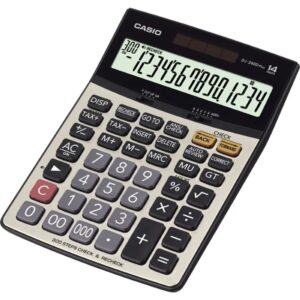 DJ-240D 14-Digit Display Calculator(Black)